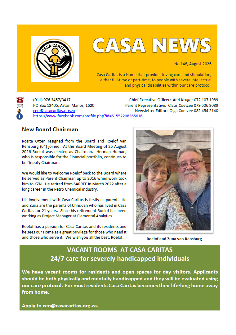 Newsletter Aug 2026